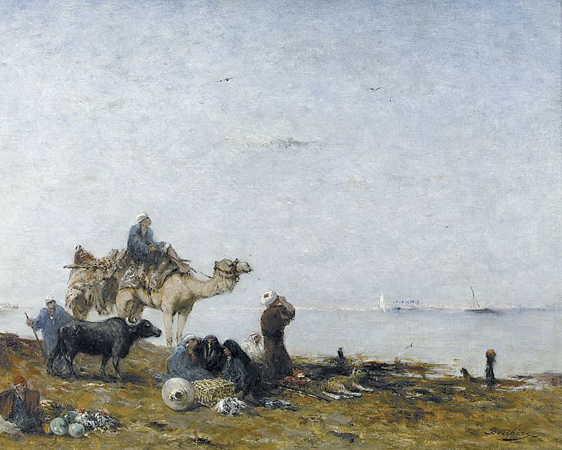 «Nillandschaft» – Narcisse Berchère