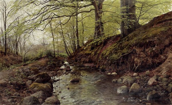 Gloggner Kunstauktionen | «Flusslandschaft» – 1905 – Peder Mørk Mønsted