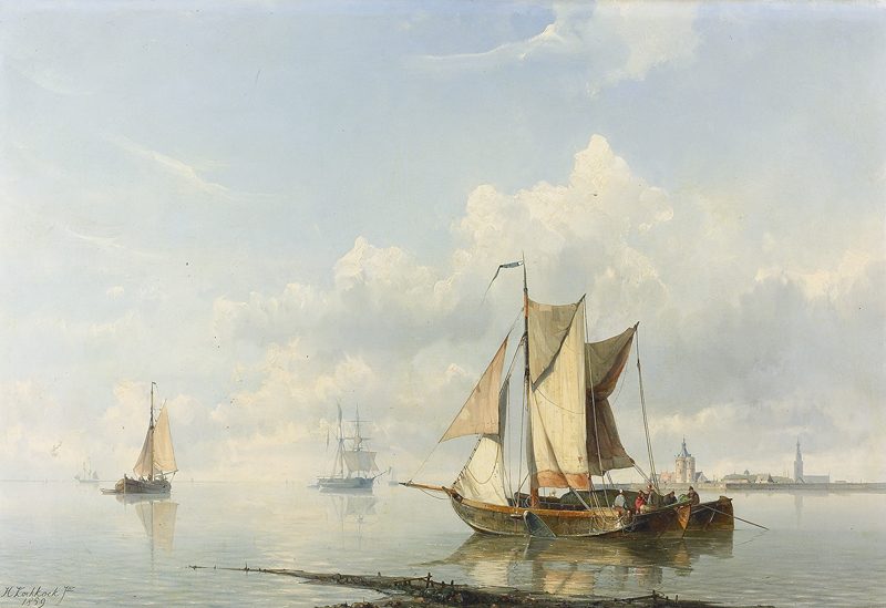 «Marinelandschaft» – 1859 – Hermanus Koekkoek jun.