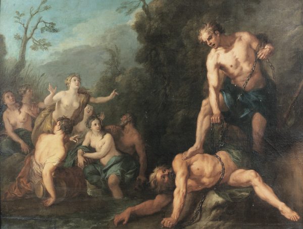 Gloggner Kunstauktionen | «Mythologische Szene - (Die Fesselung des Prometheus)» – Charles de Lafosse