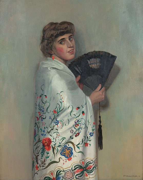 Gloggner Kunstauktionen | «Le châle blanc» – 1911 – Félix Vallotton
