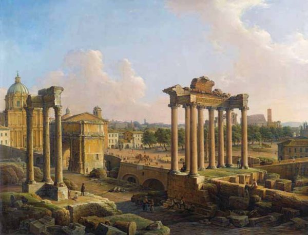 Gloggner Kunstauktionen | «Forum Romanum – 1842 – Nikanor Grigorjewitsch Tschernezoff