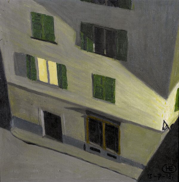 Gloggner Kunstauktionen | «Haus, von oben gesehen II» – 1918 – Hans Emmenegger