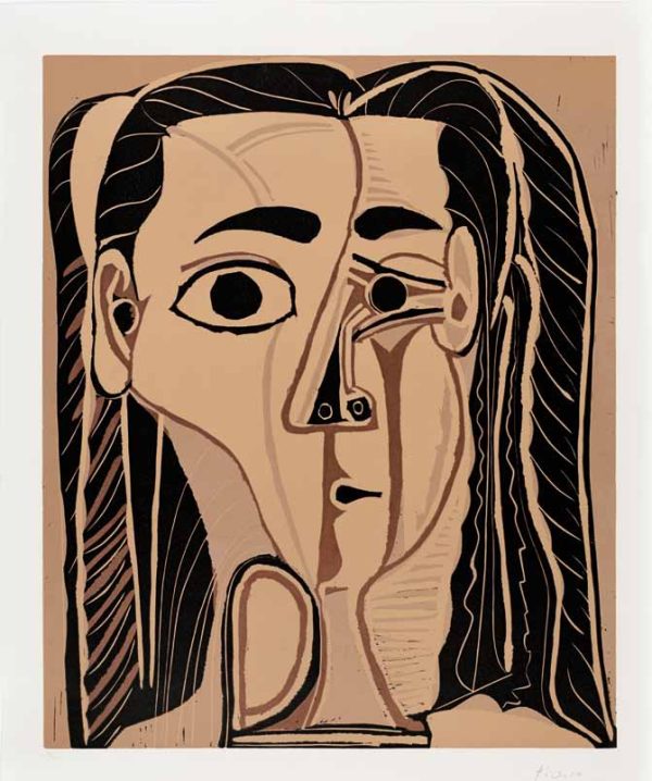 Gloggner Kunstauktionen | «Jacqueline au Bandeau de Face» – 1962 – Pablo Picasso
